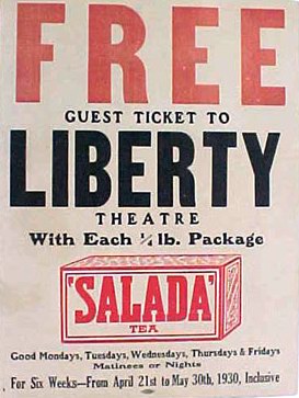 Liberty Theatre - Old Guest Ticket